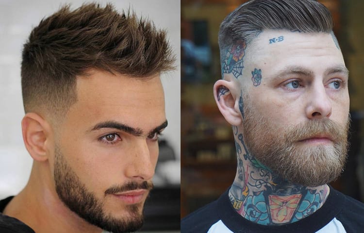 Men's Box and Half-box hairstyles